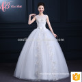 White bridal sleeveless puffy backless ball gown wedding guest dress plus size